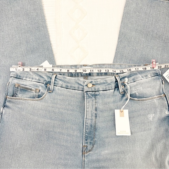 NWT-Good American Good Curve Straight - Picture 8 of 14